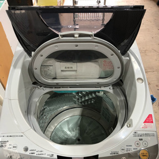 2013年製 8㎏ Panasonic NA-FR80S7 衣類乾燥付き洗濯機 - 生活家電