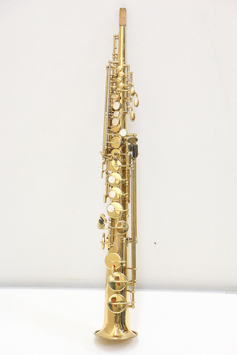 作動未確認 現状販売 ジャンク YANAGISAWA ヤナギサワ ソプラノサックス 型式不明 10764457 1976年 製造 ? 彫刻在り 管楽器 吹奏楽 楽器 木管楽器(P977nxY)