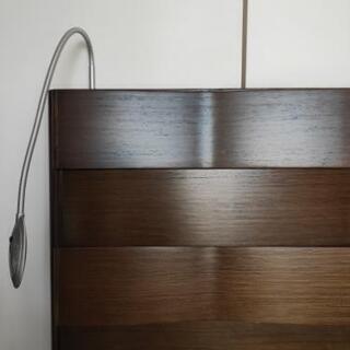 フランスベッド　ダブルベッドフレーム  ES901  ウォールナットカラー