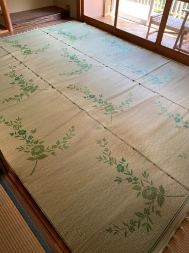 大きいサイズいぐさ花むしろ敷物ラグ6畳 Maririnko 三宅八幡の生活雑貨の中古あげます 譲ります ジモティーで不用品の処分