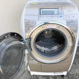 管理KRS208】HITACHI 2012年 BD-V9400L 10.0kg / 6.0kg ドラム式洗濯乾燥機