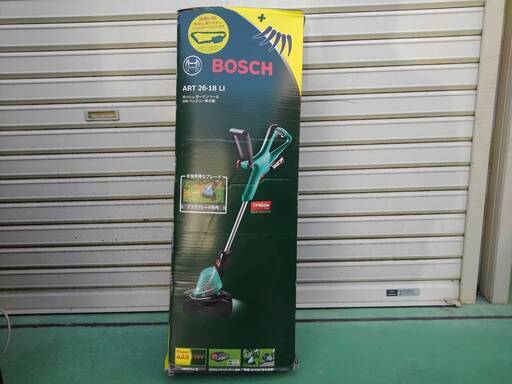未使用 BOSCH ボッシュ ガーデンツール 18V バッテリー草刈機 ART 26