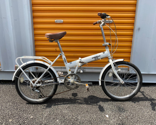 ☆激安☆折りたたみ自転車 20インチ 6段変速 軽整備済み 防犯登録