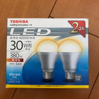 LED電球　2ケ入1箱　①