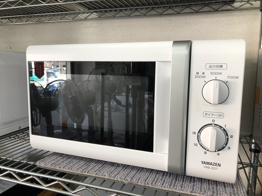 【リサイクルショップどりーむ天保山店】1569　電子レンジ　ヤマゼン　YRB-207　2016年製　【1ヶ月保証】