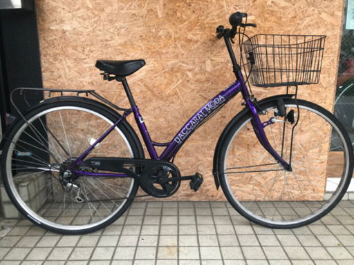 SAIMOTO DACCART MODA 27インチ シティサイクル パープル