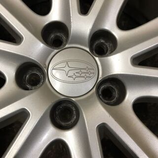 【BS POTENZA RE050A 225/45R18】夏タイヤ 4本【SUBARU スバル レガシィ 純正ホイール 18インチ 7.5J5HPCD100+55】　(VTH203) クレジットカード QR決済可能