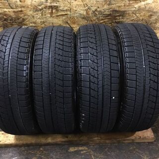 BS BLIZZAK VRX 185/60R15 15インチ スタッドレス 4本 2019年製 コルト ブーン マーチ フィット ヴィッツ等 (TC192) クレジットカード QR決済可能 新品同様 4本SET】ブリヂストン ブリザック VRX [185/60R15 84Q] バリ