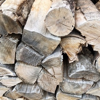 薪　広葉樹　約600キロ　45cmカット済み　残り1ラック！