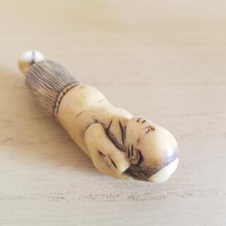 根付け  海女  骨董   美術品