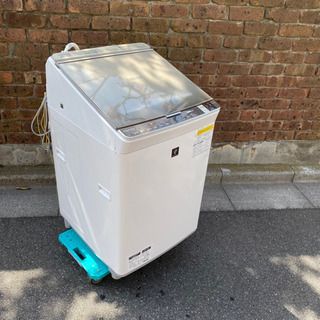 メール便指定可能 SHARP 洗濯乾燥機 洗濯機 8.0kg 穴なし槽 ES-GX8A
