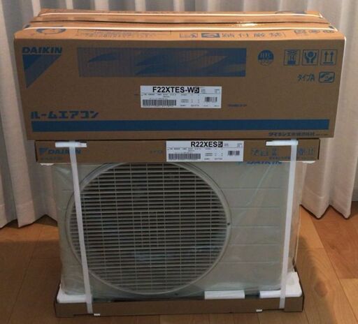 ラスト1台！★新品★ 2020年製！ DAIKIN/ダイキン エアコン 【S22XTES (F22XTES-W5 + R22XES)】※メーカー保証書付き