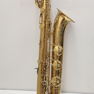 作動未確認 現状販売 ジャンク YANAGISAWA バリトンサックス 型式不明 彫刻在り 管楽器 吹奏楽 楽器 木管楽器(P980nxY)