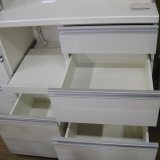 パモウナ　キッチンボード　引き戸タイプ　レンジボード　家電ボード　食器棚　