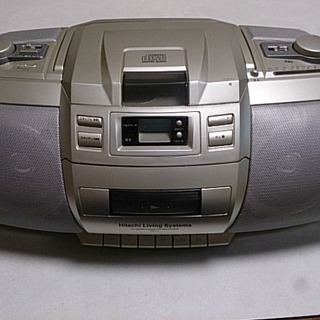 日立　CK-11　ラジオ・カセット可動　CDジャンク