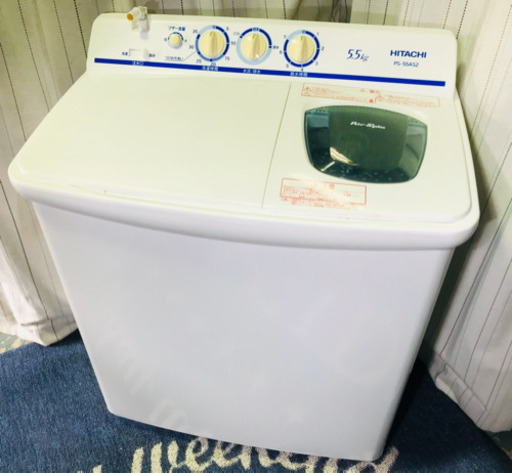 二層式洗濯機✨清掃済5.5k✨動作確認済み