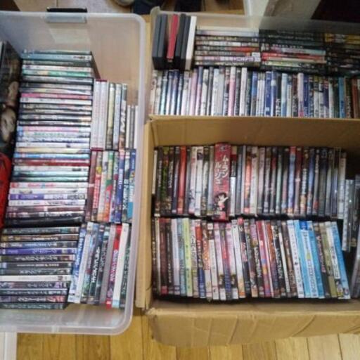 【車必要】中古 DVD BOX まとめ 全 280 本以上  160サイズ 段ボール 2箱 いっぱい鑑賞用 メルカリ ご自由に
