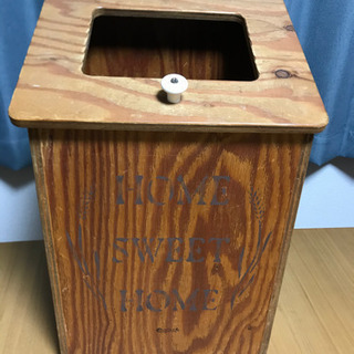 【取引終了】enfantの木製ダストボックス