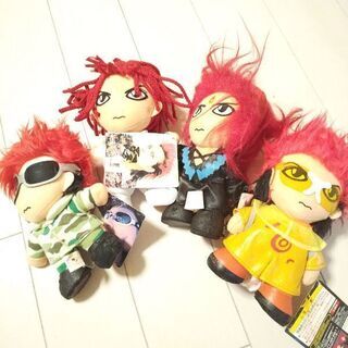 [取引中]X JAPAN hide ぬいぐるみ 4体