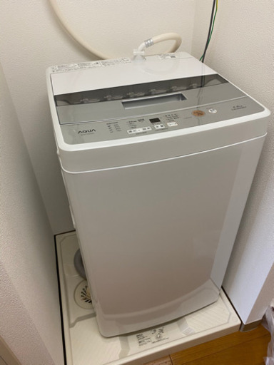 超美品　AQUA 洗濯機　2019年製　使用期間8か月　引っ越しの為