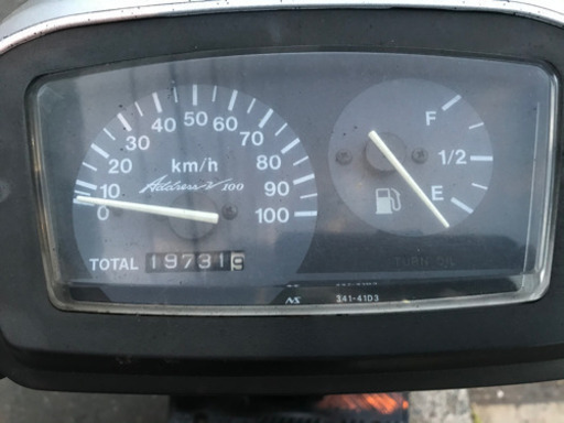 スズキ アドレスV100 湘南発 キックでエンジン自動確認のみ激安‼︎