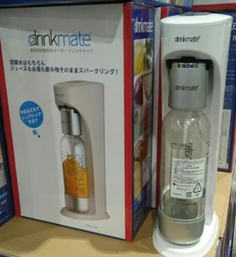 【〜7/30(木)限定】DRINKMATE スターターキット ホワイト＆シルバー 家庭用 炭酸飲料 メーカー②\n