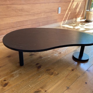 木テーブル（黒）