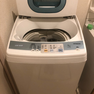 洗濯機　HITACHI NWー5KR