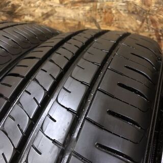 DUNLOP ENASAVE EC204 185/60R15 15インチ 夏タイヤ 4本 2019年製 バリ溝 シエンタ フィット ヴィッツ等 (VTI155) クレジットカード QR決済可能