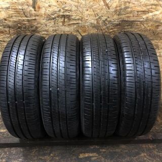 DUNLOP ENASAVE EC204 185/60R15 15インチ 夏タイヤ 4本 2019年製 バリ溝 シエンタ フィット ヴィッツ等 (VTI155) クレジットカード QR決済可能