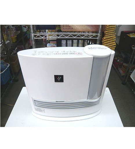 札幌 【1台3役】セラミックファンヒーター 暖房 加湿 イオン送風 シャープ HX-F12E4-W SHARP タンク容量2.7L チャイルドロック付き 本郷通店