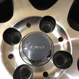 Lirea 社外ホイール 15インチ 4本 4.5J4HPCD100+43 ブラポリ ハスラー 
