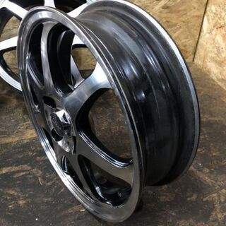 Lirea 社外ホイール 15インチ 4本 4.5J4HPCD100+43 ブラポリ ハスラー 