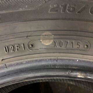 GOODYEAR EAGLE LS EXE 215/60R16 16インチ 夏タイヤ 4本 2015年製 バリ溝 エスティマ オデッセイ ジューク等 (VTB204) クレジットカード QR決済可能