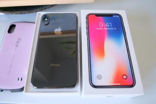 iPhone X Space Gray 64 GB docomo sim解除済