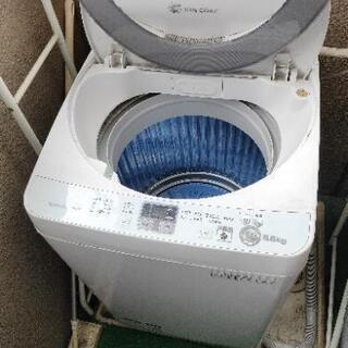 洗濯機シャープES−GE55N＋ランドリーラック（無料）
