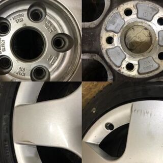 【DUNLOP WINTER MAXX WM01 205/55R16】スタッドレス 4本【audi A3 純正 16インチ 7J5HPCD112+53】バリ溝 (VTG189) クレジットカード QR決済可能