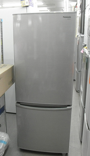 西岡店 262L 2ドア 冷蔵庫 パナソニック 2017年製 シルバー  200Lクラス NR-B265B