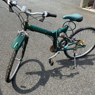 ジャガーの折り畳み自転車(ジャンク品)