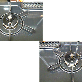 水無しグリル 幅56㎝ LP ガステーブル 2016年製 パロマ IC-N36B-R