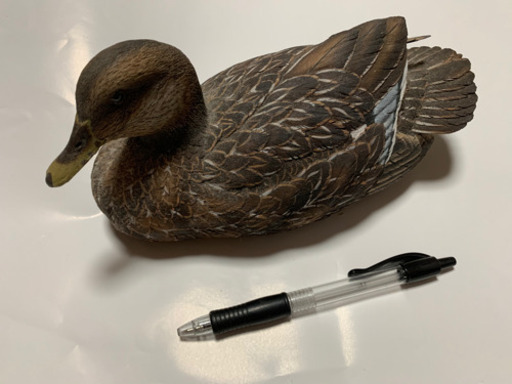 木製 鴨の置物２個 デコイ わらび餅 岩国のその他の中古あげます 譲ります ジモティーで不用品の処分