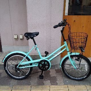 FINE BIKES[ファインバイク]20吋ミニベロ 外装6段/パステルグリーン