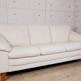 4*109 3人掛けソファ ホワイト モダン
