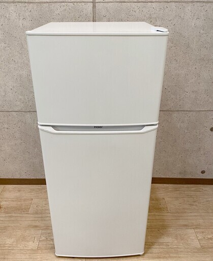 4*110 Haier ハイアール 2ドア冷凍冷蔵庫 130L ホワイト JR-N130A 2019年