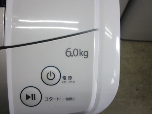 洗濯機 6.0㎏ 2016年製 ハイアール JW-K60H Haier 白