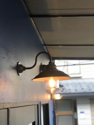 【カフェ風ランプ】業務用外付けランプ