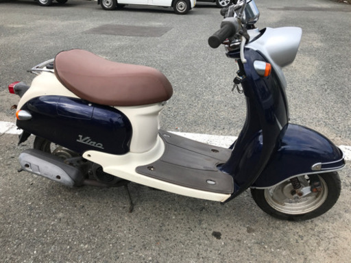 売約済み　ヤマハ　ビーノ青　2スト　普通に乗れる　軽メンテ済み　福岡市　MAX60キロ超え