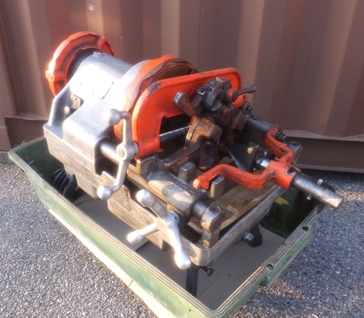 松阪鉄工所 MCC 80W パイプマシン LM-23 ねじ切り機 切断機 100V 750W 