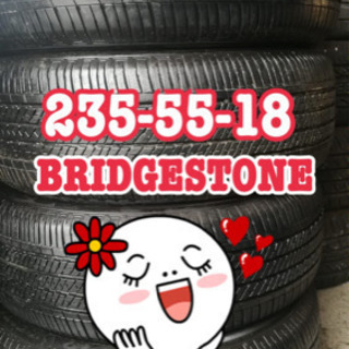 Bridgestone 235/55/18 良い状態、格安、タイ...