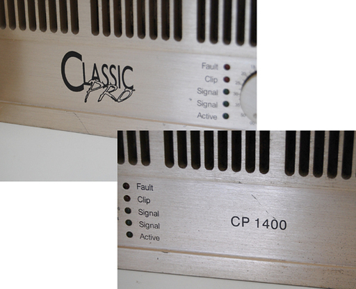 ジャンク扱い CLASSIC PRO CP1400 パワーアンプ 音響機器 オーディオ クラシックプロ 通電確認済み☆ 札幌市 清田区 平岡 - AV アンプ